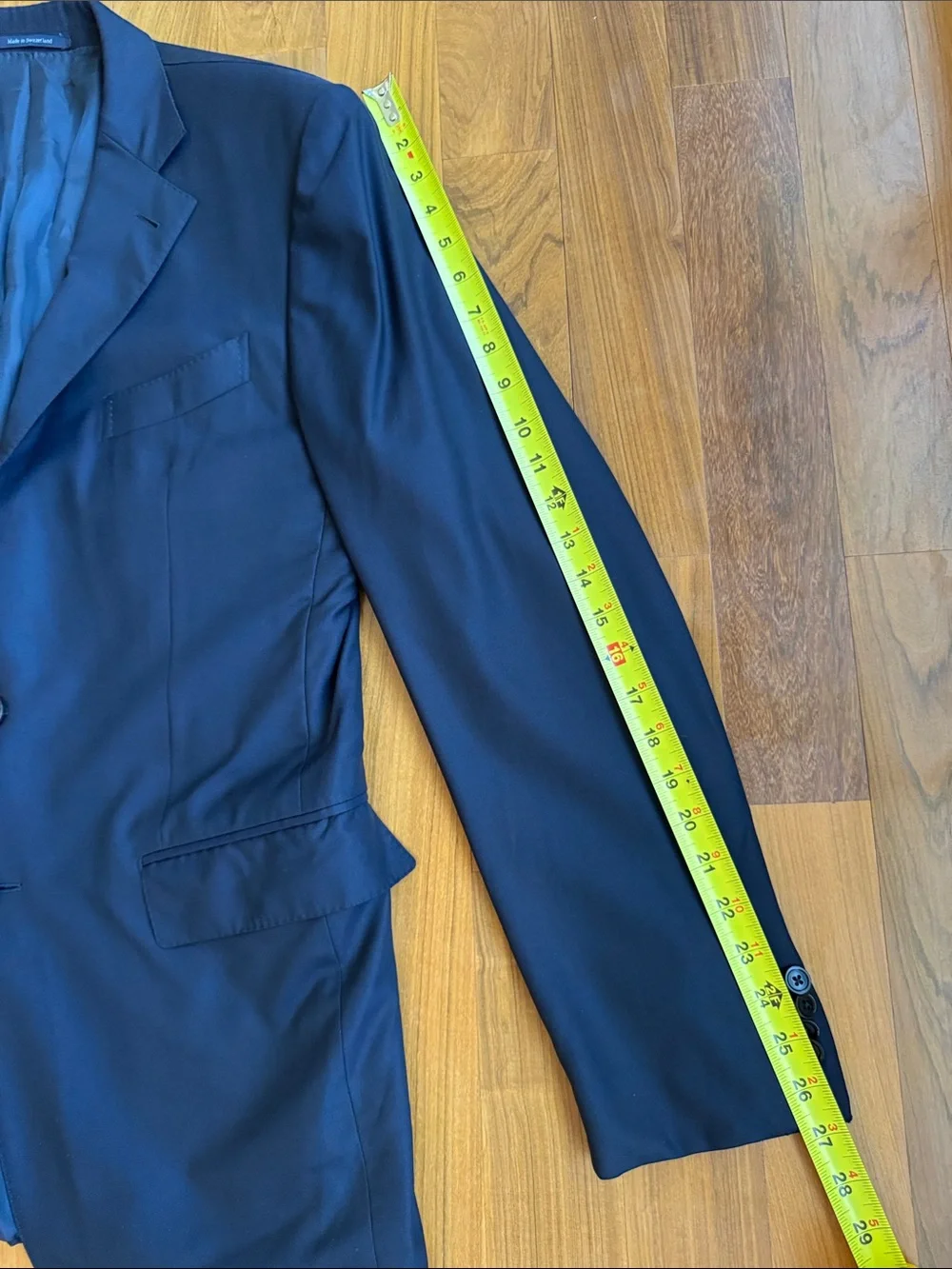 Ermenegildo Zegna 14 Mil Mil 14 Navy Two-Button Single-Breasted Blazer 42L